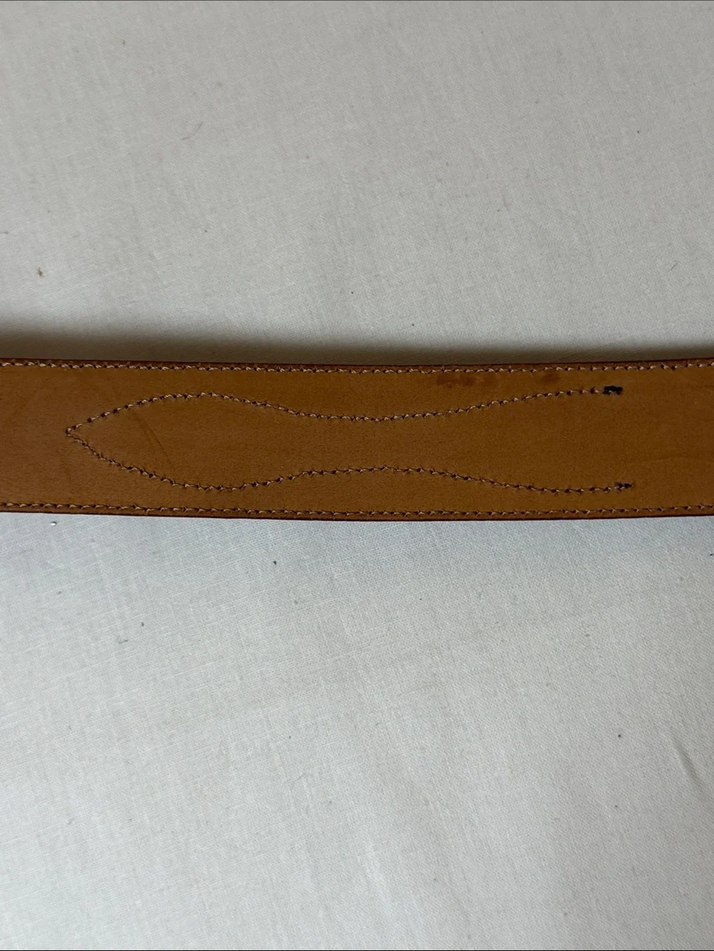 Vintage Genuine Crocodile Western Ranger Belt Size 38 Made in Spain Style M2804